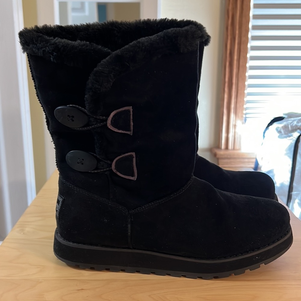 Skechers Keepsake - Black Boots - Size 8.5